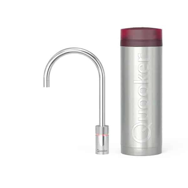 Quooker Chroom Nordic Single Tap Round 3 liter kokend water kraan inclusief montage service